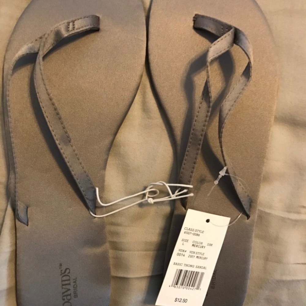 Brand New Silk Flip Flops